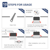 Gledopto Smart Zigbee 3.0 Dimmable LED Ceiling Downlight Suitable For Bedroom Living Room Kitchen Corridor 2200-6500K Pro 12W