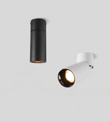 Dimmable LED downlight surface mounted COB LED ceiling spotlight 7W 12W 15W LED light background wall lighting AC85-265V