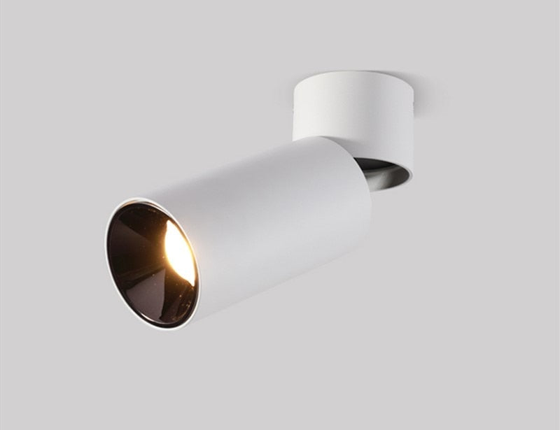 Dimmable LED downlight surface mounted COB LED ceiling spotlight 7W 12W 15W LED light background wall lighting AC85-265V