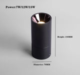 Dimmable LED downlight surface mounted COB LED ceiling spotlight 7W 12W 15W LED light background wall lighting AC85-265V