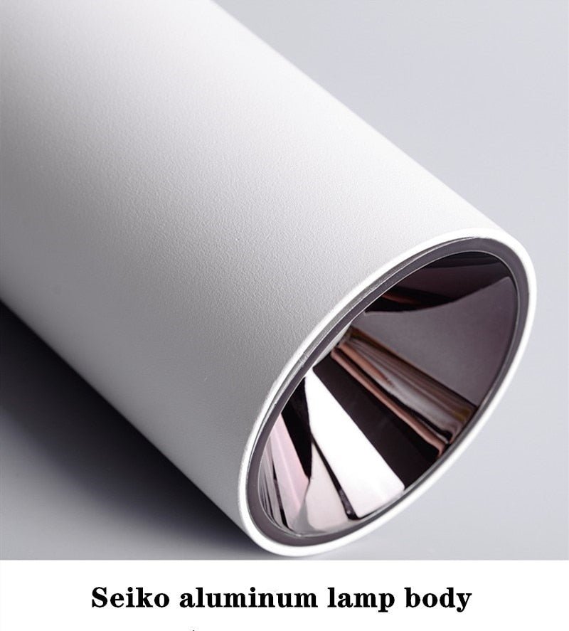 Dimmable LED downlight surface mounted COB LED ceiling spotlight 7W 12W 15W LED light background wall lighting AC85-265V