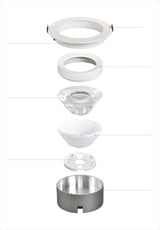 Dimmable LED COB downlight 110V 220V Spotlight 7W 10W 15W 20W 25W 30W Highlight Lamp Ceilinglight for Indoor lighting