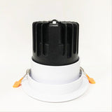 Dimmable Recessed Anti Glare COB LED Downlights 9W/12W/15W LED Ceiling Spot Lights AC85~265V LED Background Lamp Indoor Lighting