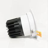 Dimmable Recessed Anti Glare COB LED Downlights 9W/12W/15W LED Ceiling Spot Lights AC85~265V LED Background Lamp Indoor Lighting