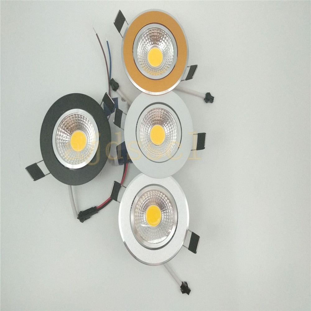 Super Bright Dimmable 50X Led downlight light COB Ceiling Spot Light 3w 5w 7w 9w 12w LED ceiling recessed Light Indoor Lighting