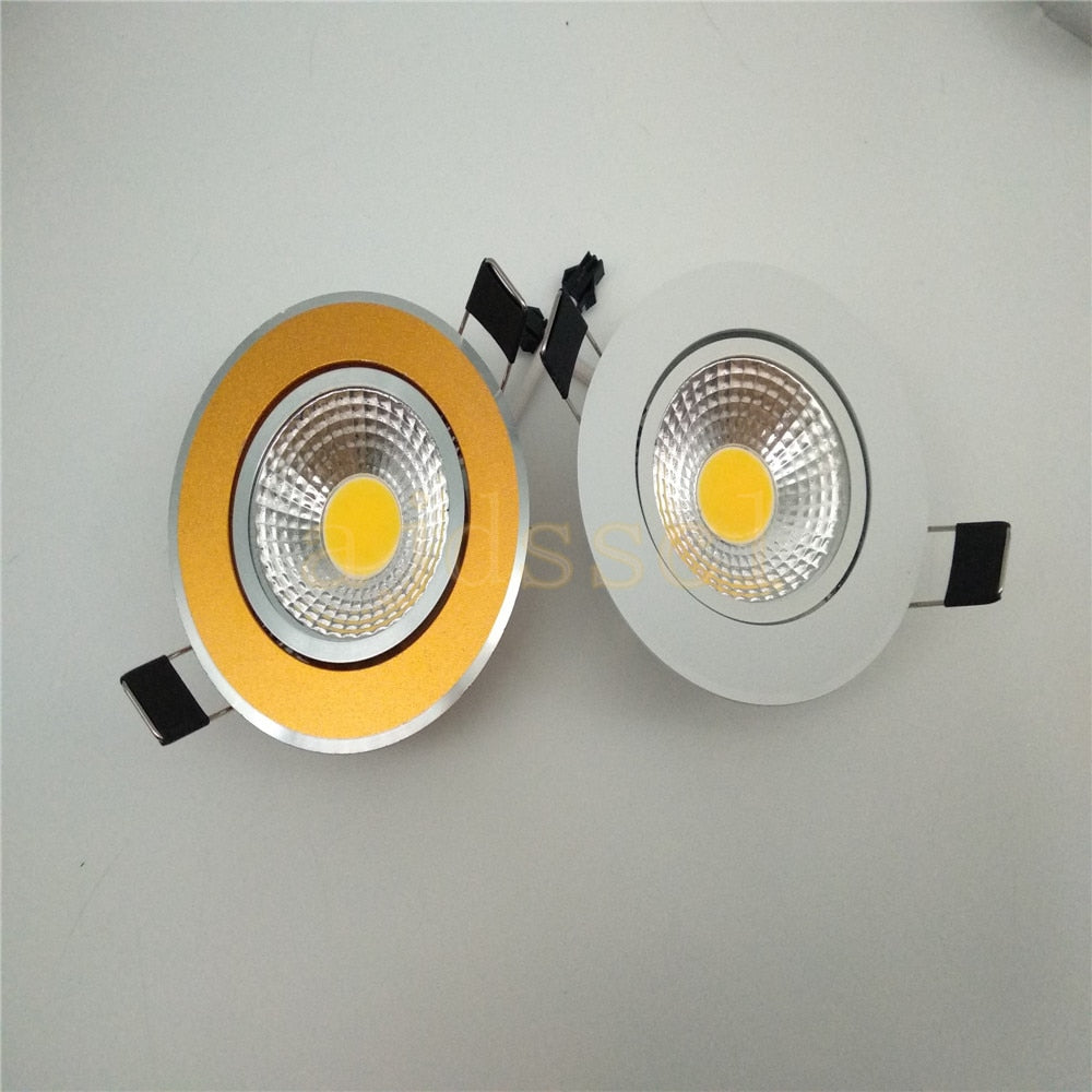 Super Bright Dimmable 50X Led downlight light COB Ceiling Spot Light 3w 5w 7w 9w 12w LED ceiling recessed Light Indoor Lighting