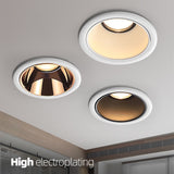 Anti-Glare Downlight7W 12W 15W Dimmable LED lamp Recessed Spotlight Warm White Natural Cool White Light AC85-265 Indoor lighting