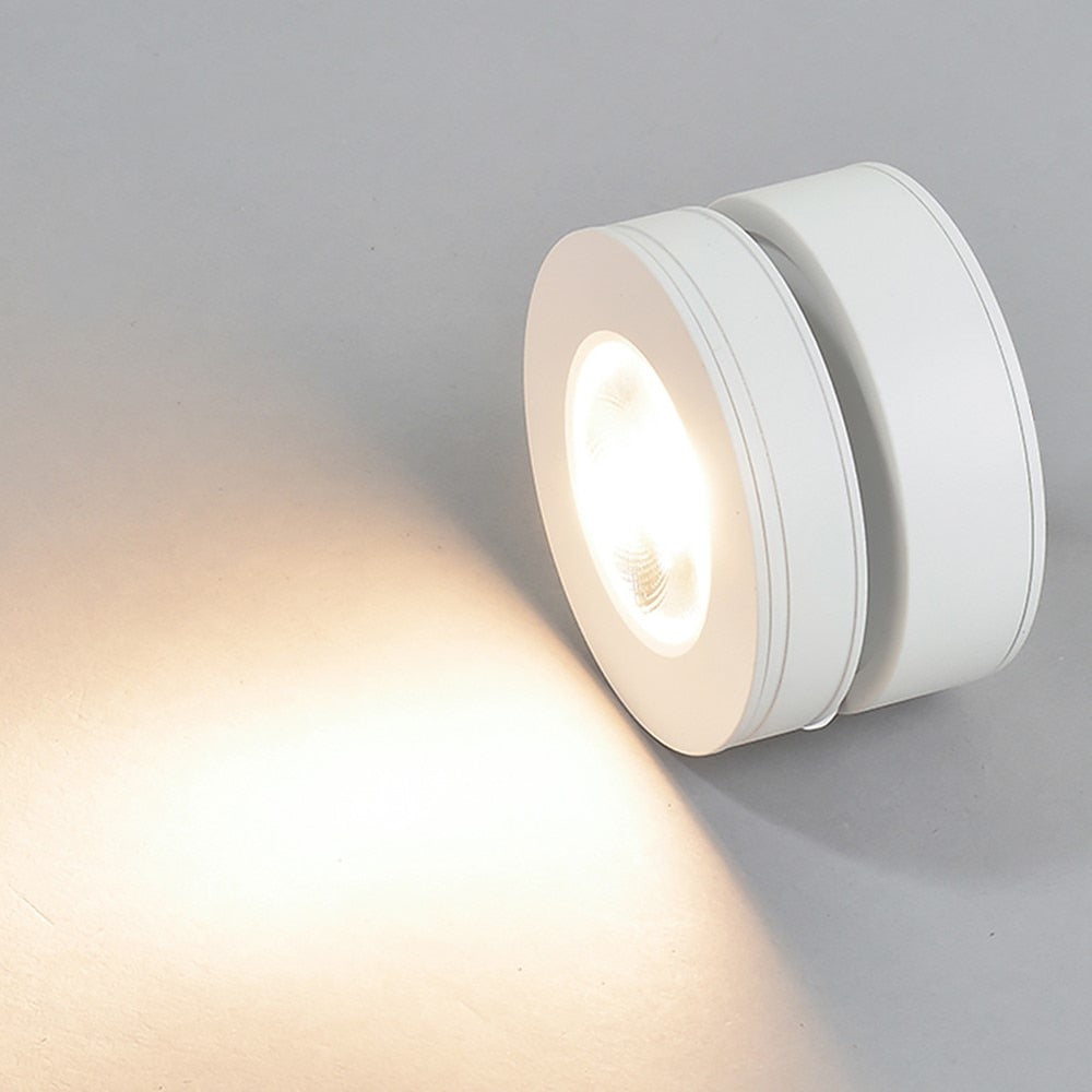 Ultra-Thin Led Downlight 360 Angle Adjustable Ceiling Spot Light 3W 5W 7W Surface mounted ceiling downlight AC220V Indoor Lights