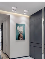 Ultra-Thin Led Downlight 360 Angle Adjustable Ceiling Spot Light 3W 5W 7W Surface mounted ceiling downlight AC220V Indoor Lights