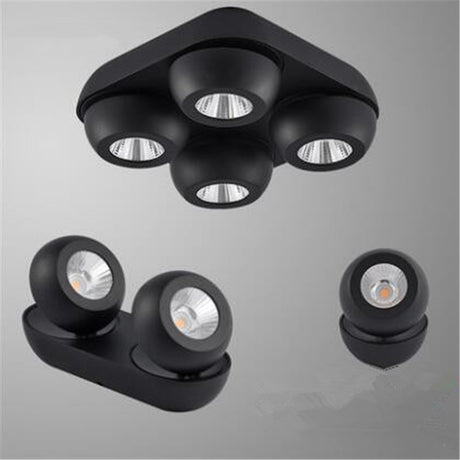 Surface Mounted Ceiling Downlights dimmable 7W 9W 14W 18W 28w 36w AC85-265V lamp COB Dimmable LED Downlights Ceiling Spot lights