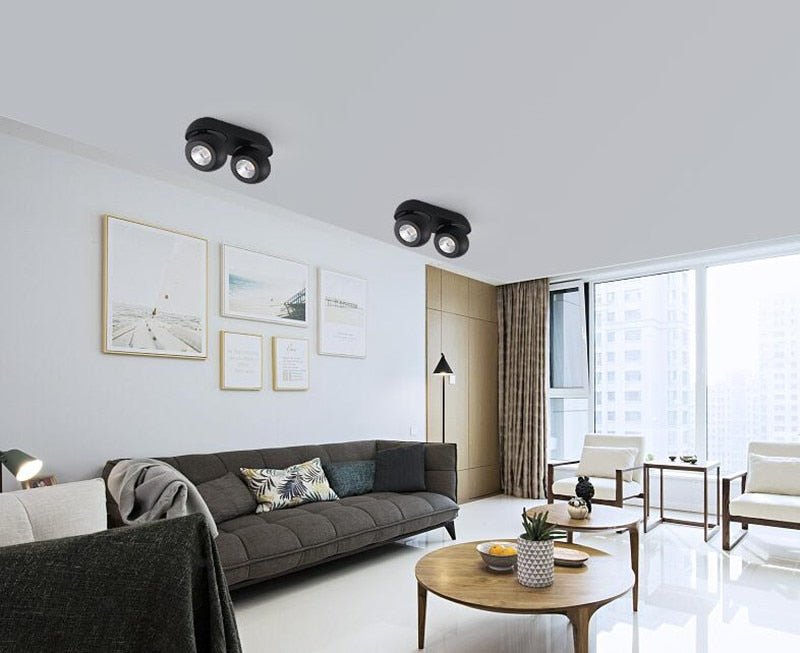 Surface Mounted Ceiling Downlights dimmable 7W 9W 14W 18W 28w 36w AC85-265V lamp COB Dimmable LED Downlights Ceiling Spot lights