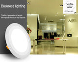 LED Panel Lights Ultra-thin Surface Downlight 6W 8W 15W 20W 220V Square Round Panel Light White/Warm Indoor Bedroom LED Light