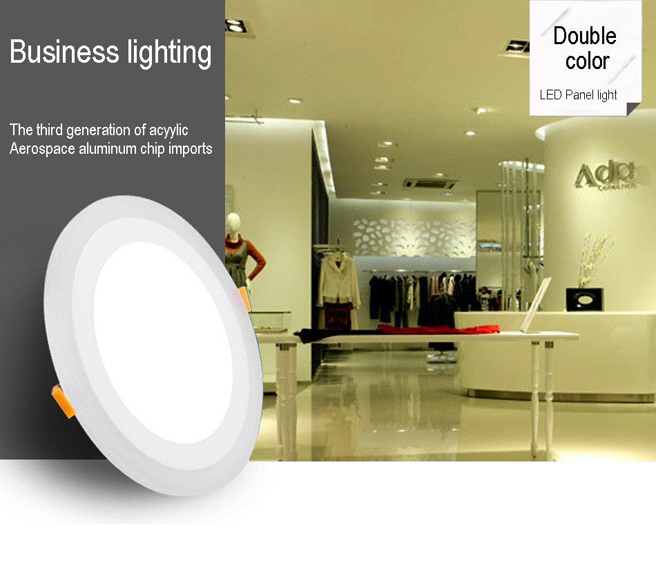 LED Panel Lights Ultra-thin Surface Downlight 6W 8W 15W 20W 220V Square Round Panel Light White/Warm Indoor Bedroom LED Light