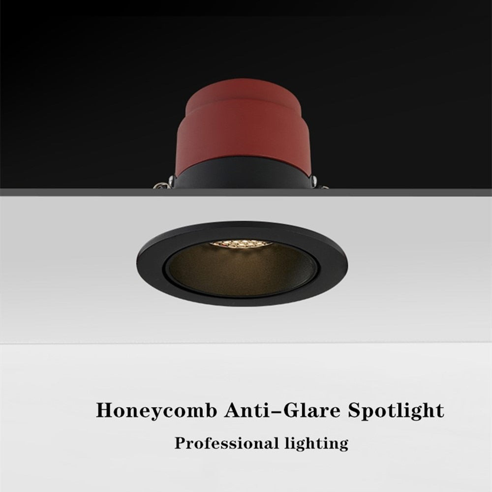 COB LED Downlight Spot Light Led 220V 110V Recessed Lamp Ceiling 7W 12W 15W Down Light For Bedroom Kitchen Indoor Lighting