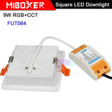 Miboxer LED 9W RGB+CCT LED Downlight FUT064 AC 100V-240V Square Brightness adjustable