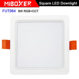 Miboxer LED 9W RGB+CCT LED Downlight FUT064 AC 100V-240V Square Brightness adjustable