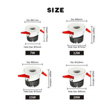Dimmable LED Downlight 7W 12W 15W  Round Recessed Lamp AC220V 110V Bulb Bedroom Kitchen Indoor Anti Glare Spot Lighting