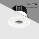 Dimmable LED Downlight 7W 12W 15W  Round Recessed Lamp AC220V 110V Bulb Bedroom Kitchen Indoor Anti Glare Spot Lighting