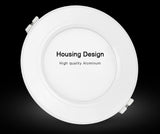 Smart LED lamp Miboxer 6W RGB + CCT LED downlight FUT068 round AC 100V-240V brightness dimmable living room bedroom downlight