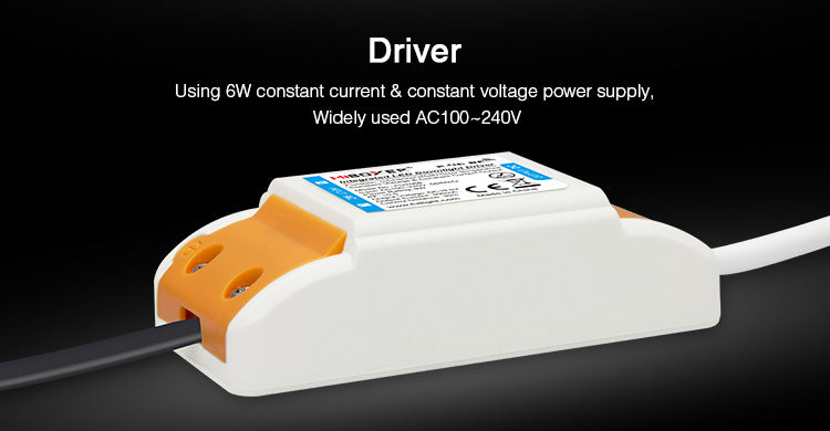 Smart LED lamp Miboxer 6W RGB + CCT LED downlight FUT068 round AC 100V-240V brightness dimmable living room bedroom downlight