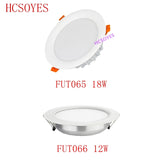 MIBOXER FUT065 18W /FUT066 12W RGB+CCT LED Downlight Brightness adjustable AC110 220V Color temperature Wireless WIFI APP