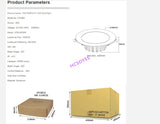 MIBOXER FUT065 18W /FUT066 12W RGB+CCT LED Downlight Brightness adjustable AC110 220V Color temperature Wireless WIFI APP