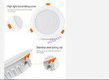 MIBOXER FUT065 18W /FUT066 12W RGB+CCT LED Downlight Brightness adjustable AC110 220V Color temperature Wireless WIFI APP