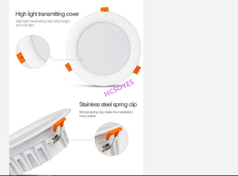 MIBOXER FUT065 18W /FUT066 12W RGB+CCT LED Downlight Brightness adjustable AC110 220V Color temperature Wireless WIFI APP