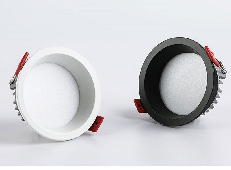 Recessed CCT 3000K-6000K Change Color Temperature LED COB Downlight 85-265V Ceiling Lamp Spot Light 12W 15W 18W 24W With Drive