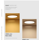 Recessed CCT 3000K-6000K Change Color Temperature LED COB Downlight 85-265V Ceiling Lamp Spot Light 12W 15W 18W 24W With Drive