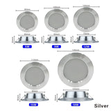 Led Downlight 220v Ceiling Light 5W 9W 12W Recessed Down light Round Led Panel Light 6pcs/lot 15W 18W Spotlight Indoor Lighting