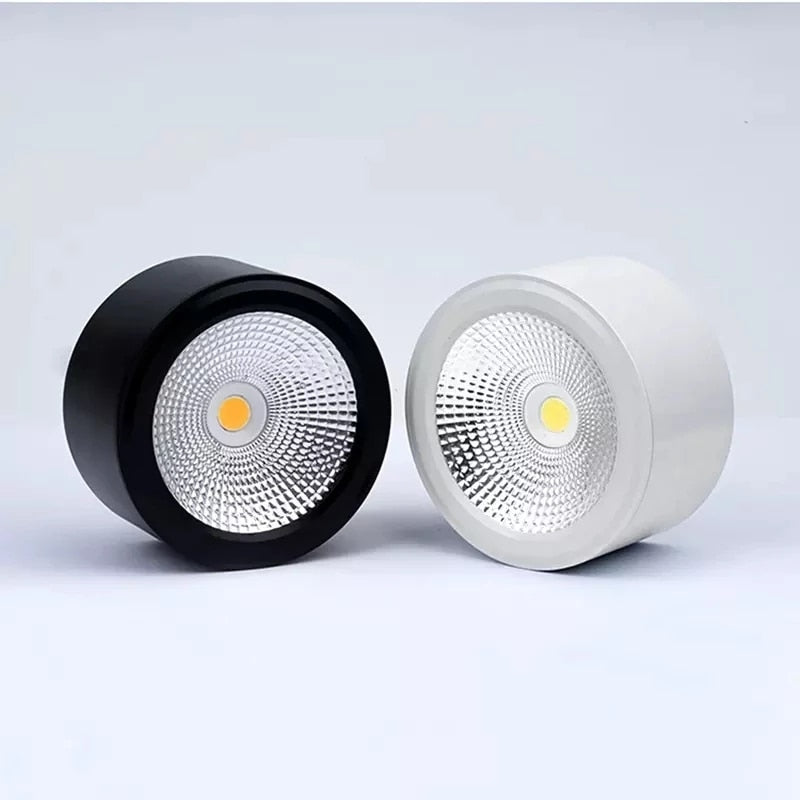 Dimmable Surface Mounted Downlight Ceiling light 7W 9W 12W 15W 18W AC85-265V COB down light LED Spot light indoor lighting