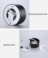 Dimmable Surface Mounted Downlight Ceiling light 7W 9W 12W 15W 18W AC85-265V COB down light LED Spot light indoor lighting