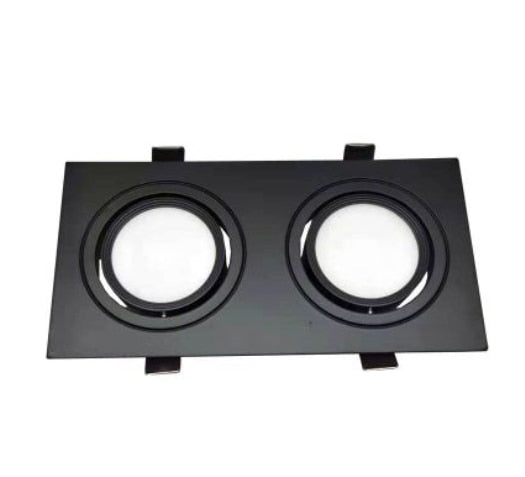 Energy saving Recessed Double LED Dimmable Downlight COB 7w 9w 12W 24W LED Spot light decoration Ceiling Lamp AC 110V 220V