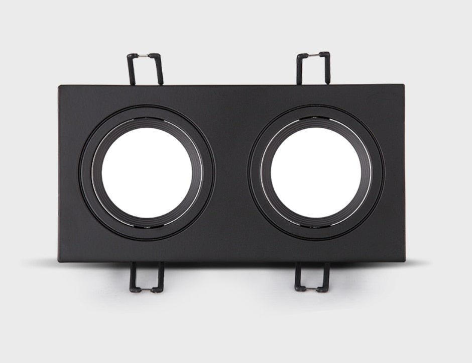 Energy saving Recessed Double LED Dimmable Downlight COB 7w 9w 12W 24W LED Spot light decoration Ceiling Lamp AC 110V 220V