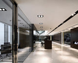 Energy saving Recessed Double LED Dimmable Downlight COB 7w 9w 12W 24W LED Spot light decoration Ceiling Lamp AC 110V 220V