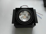 Square 2*15W 2head COB LED Downlight all with power Driver 15W COB LED Down Light