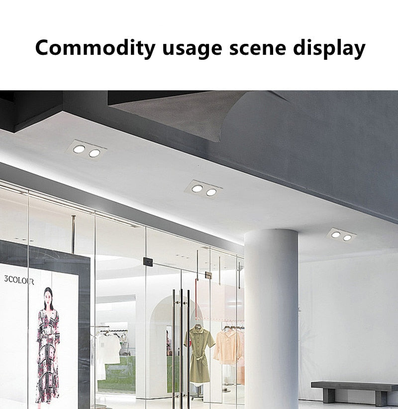 Recessed LED COB Downlight 30W Dimmable 110v 220v Ceiling Lamp 20W Spot Lights 60° For Living Room Bedroom Shop