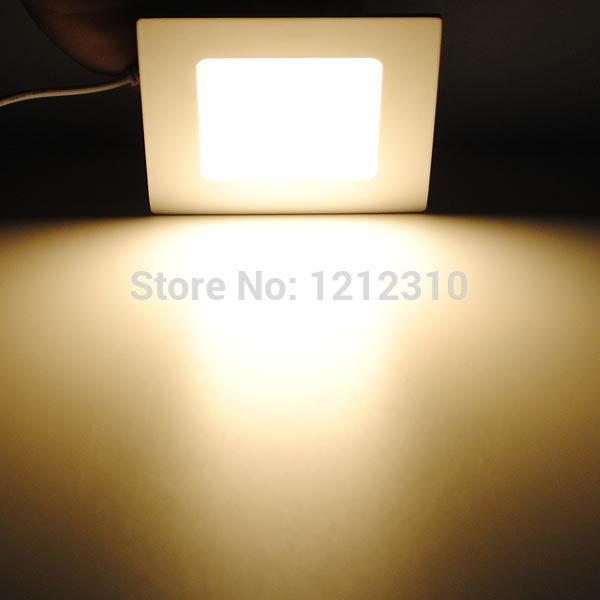 Dimmable LED Downlight 3W 4W 6W 9W 12W 15W/25W Squre Ultrathin SMD 2835 Ceiling Panel Lights white / Warm White