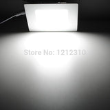 Dimmable LED Downlight 3W 4W 6W 9W 12W 15W/25W Squre Ultrathin SMD 2835 Ceiling Panel Lights white / Warm White