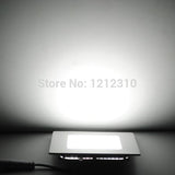 Dimmable LED Downlight 3W 4W 6W 9W 12W 15W/25W Squre Ultrathin SMD 2835 Ceiling Panel Lights white / Warm White