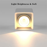 Square Dimmable Surface Mounted LED Downlights 7W COB LED Ceiling Spot Lights AC110-220V ceiling led lights Indoor Spot Lightings