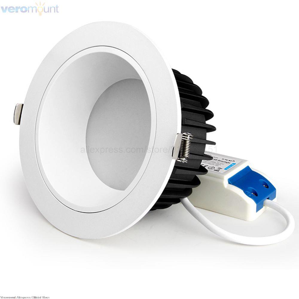 MiBoxer 6W 9W 12W 15W 18W 25W Smart RGB+CCT Wireless Remote WiFi APP Alexa Voice Control LED Downlight Dimmable Support 2.4G RF