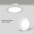 LED Embedded Downlight Ceiling Constant Current Drive Round Ultra-Thin Home Kitchen Bedroom Living Room Panel Spotlight Lighting