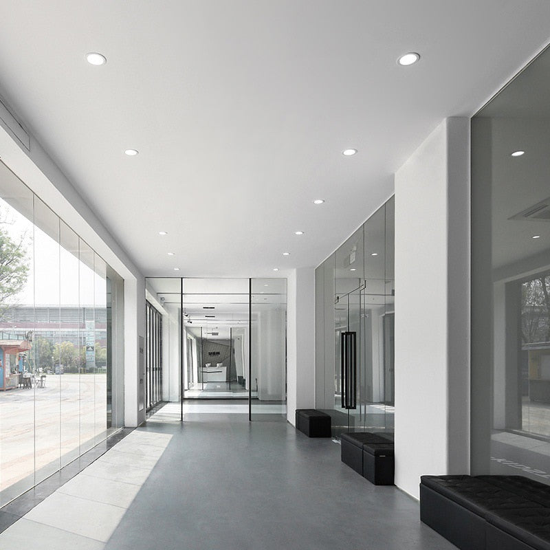 LED Embedded Downlight Ceiling Constant Current Drive Round Ultra-Thin Home Kitchen Bedroom Living Room Panel Spotlight Lighting