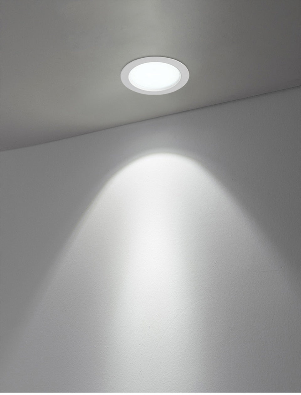 LED Embedded Downlight Ceiling Constant Current Drive Round Ultra-Thin Home Kitchen Bedroom Living Room Panel Spotlight Lighting