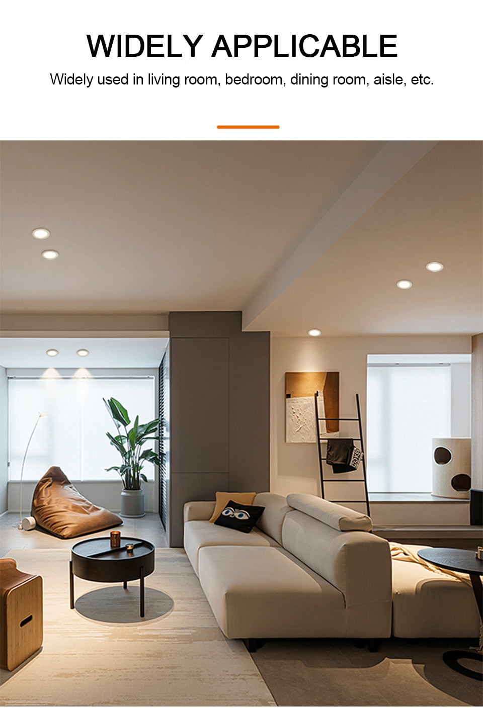 LED Embedded Downlight Ceiling Constant Current Drive Round Ultra-Thin Home Kitchen Bedroom Living Room Panel Spotlight Lighting