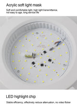LED Embedded Downlight Ceiling Constant Current Drive Round Ultra-Thin Home Kitchen Bedroom Living Room Panel Spotlight Lighting