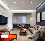 Square Dimmable led downlight lamp 7W 9W 12W 15W  cob led spot 220V / 110V ceiling recessed downlights square led panel light