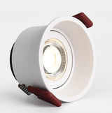 Angle Adjustable Deep Anti-Glare LED COB Recessed Downlight 9W 12W 15W 20W Round White LED Ceiling Spot Light Pic Background